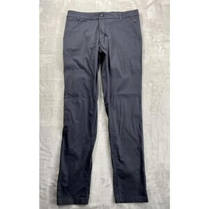 Birddogs Stretch Khakis Lined Pants Men's 34x32 Navy Blue Golf Chino Nylon